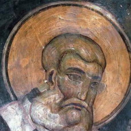 A 13C fresco from the church of Agios Georgios Galatas, Agia Triada, AGIA TRIADA (Archaeological site) TYMBAKI