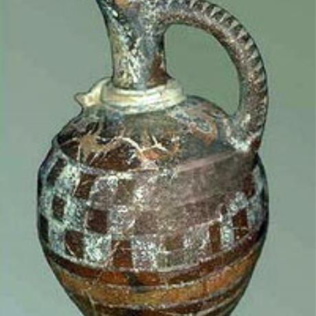 Kamares-style pottery from the palace of Festos, KAMARES (Village) TYMBAKI