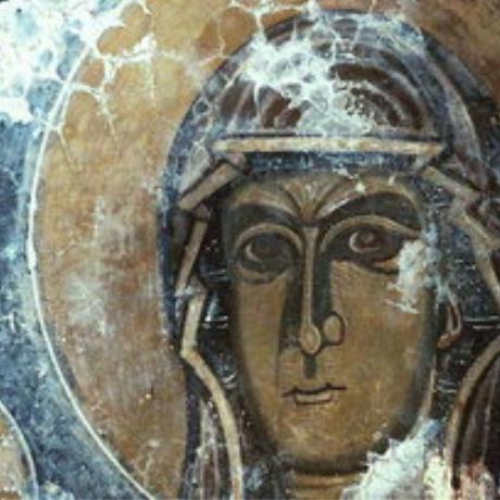 A fresco in the church of the Panagia, Skafidia, PRODROMI (Settlement) PELEKANOS