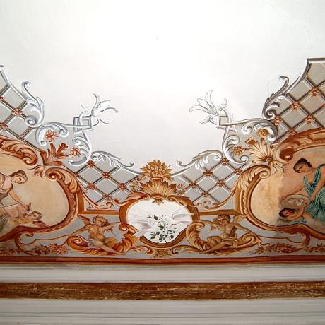 Folk Art Museum in Xanthi Detail from a ceiling art, XANTHI (Town) MAKEDONIA EAST & THRACE