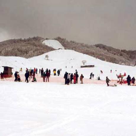 Profitis Ilias, people in the ski centre, PROFITIS ILIAS (Ski centre) METSOVO