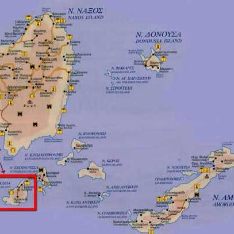 Heraklia, isle map, HERAKLIA (Island) KYKLADES