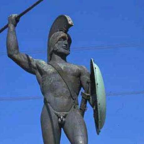 The statue of Leonidas at Thermopyles, THERMOPYLES (Village) LAMIA