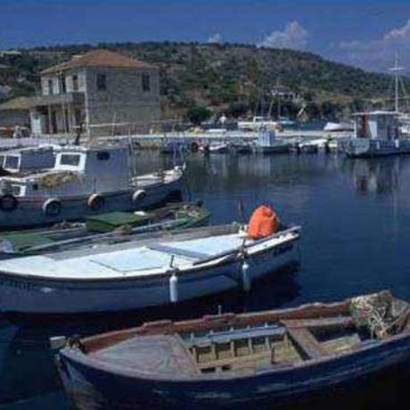 Kastos port - every inhabitant of the island has a boat, KASTOS (Village) IONIAN ISLANDS