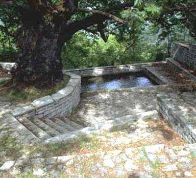 The fountain of Maria Pentagiotissa PENTAGII (Village) DORIDA