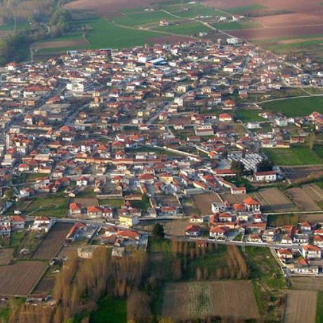 Aerial photo of Neochori, Serres, NEOCHORI (Small town) SERRES