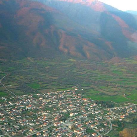 Aerial photo of Mandraki at Sindiki, Serres, MANDRAKI (Village) SERRES