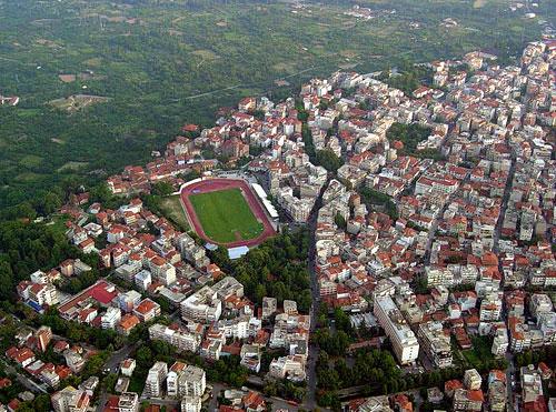 Aerial photo of Edessa EDESSA (Town) PELLA