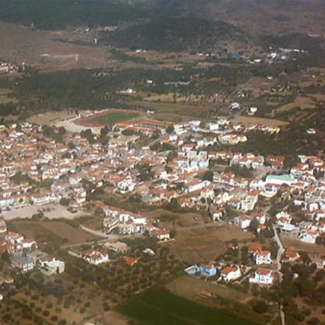 Aerial photo of Kalloni, Lesvos, KALLONI (Small town) LESVOS