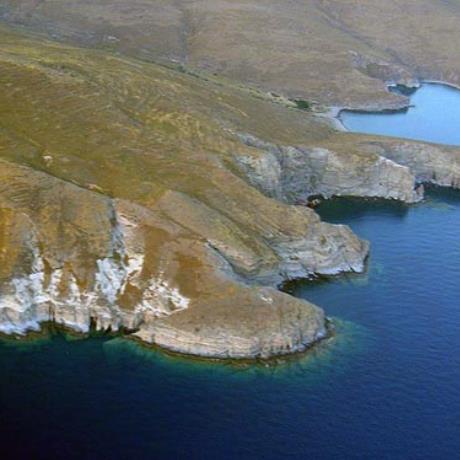 Aerial photo of a volcanic area on Lesvos island, LESVOS (Island) NORTH AEGEAN