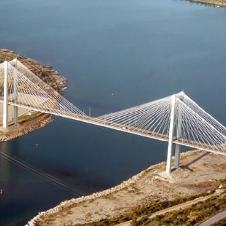 Aerial photo of the new bridge in Chalkida, CHALKIDA (Town) EVIA