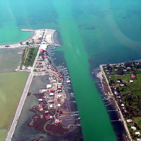 Aerial photo of Messolongi, MESSOLONGI (Town) ETOLOAKARNANIA