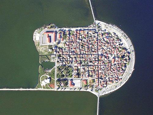 Aerial photo of Etoliko ETOLIKO (Town) IERA POLIS MESSOLONGIOU