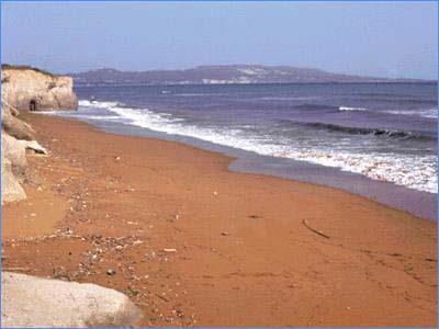 Xi, a beautiful large beach with fine reddish sand XI BEACH (Beach) KEFALLONIA