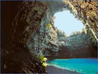 Karavomylos, Melissani cave KARAVOMYLOS (Village) KEFALLONIA