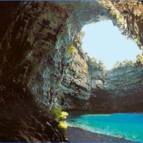 Karavomylos, Melissani cave, KARAVOMYLOS (Village) KEFALLONIA