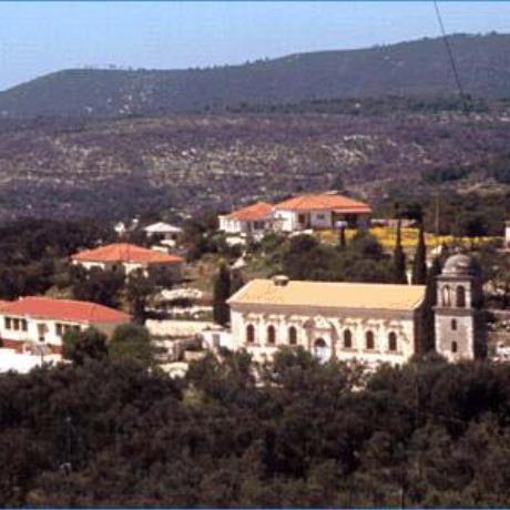 Keri, view of the settlement with the church, KERI (Village) ZAKYNTHOS