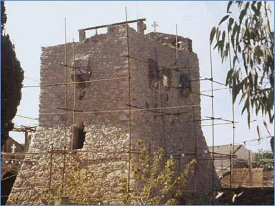 Anafonitria, the tower of the homonymic monastery  ANAFONITRIA (Village) ZAKYNTHOS