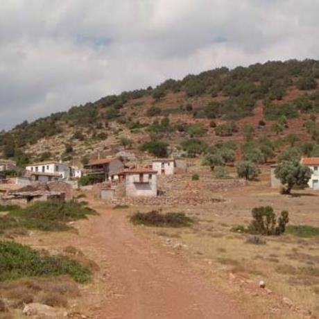 Agios Nikolaos, view of the settlement from the road that leads to Gyalinammos, AGIOS NIKOLAOS (Settlement) PARNASSOS