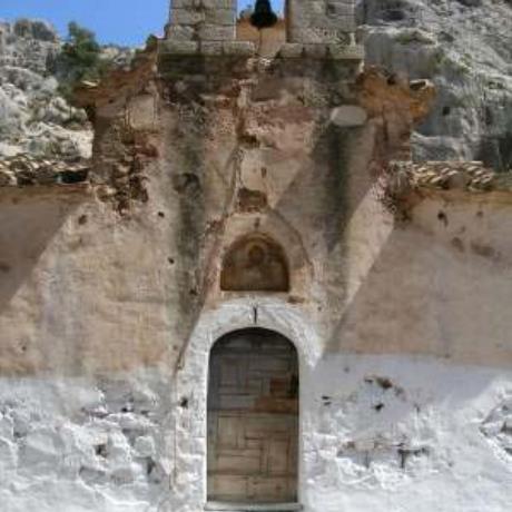 Moni Timiou Prodromou, forefront of Agios Ioannis church of the old monastery, MONI TIMIOU PRODROMOU (Monastery) PARNASSOS