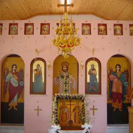 Moni Timiou Prodromou, the interior of Sts Constantine & Helen church at the New Monastery, MONI TIMIOU PRODROMOU (Monastery) PARNASSOS