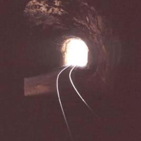 Diakopto, tunnel of the rack-and-pinion railway, DIAKOPTO (Small town) EGIALIA