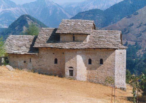 Piges, the katholikon (church) of the Monastery of the Virgin of Seltso PIGES (Village) ARTA