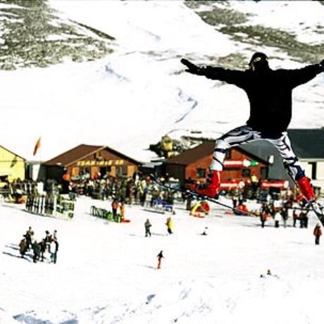 Falakro, an impressive skier's leap, FALAKRO (Ski centre) DRAMA