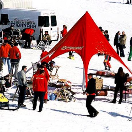 Falakro, action at the facilities of the ski centre , FALAKRO (Ski centre) DRAMA