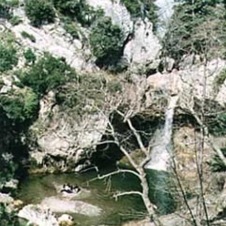 Drymona, waterfall, DRYMONA (Settlement) CHALKIDA