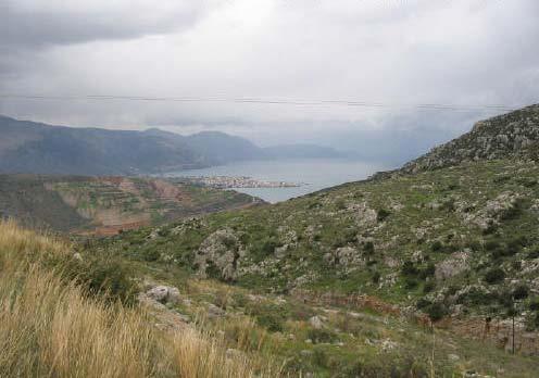 Itea, panoramic view of the area. Itea in the background. ITEA (Town) FOKIDA