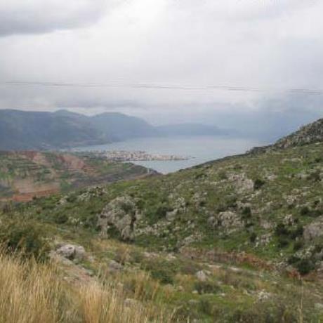 Itea, panoramic view of the area. Itea in the background., ITEA (Town) FOKIDA