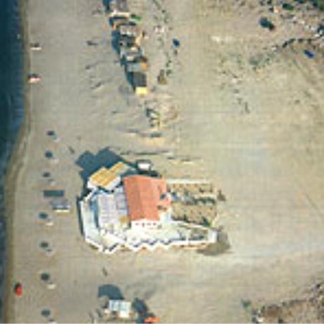 Aerial view of Thines, the seashore of Vartholomio town , VARTHOLOMIO (Small town) ILIA