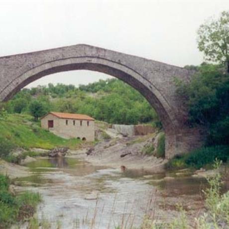 Chryssavgi, arched stone bridge and watermill, CHRYSSAVGI (Village) KOZANI