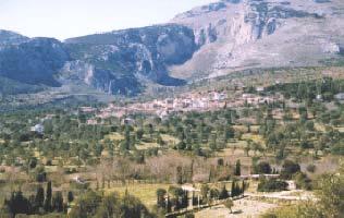 Episkopi, panoramic view EPISKOPI (Village) KARYSTIA
