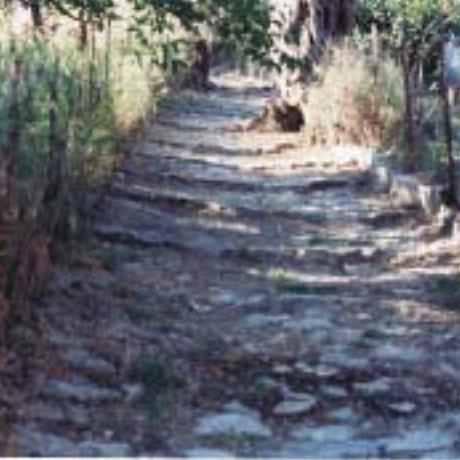 Kadi, path of the village, KADI (Village) KARYSTIA