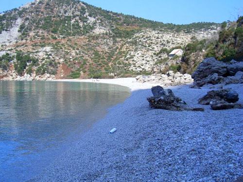 A beach with pebbles KYMI (Municipality) EVIA