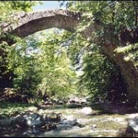 Pefki, arched stone bridge, PANAGIA (Village) KALAMBAKA