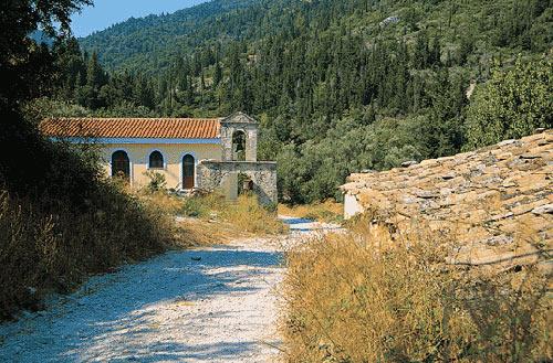 Roupakias village, built in an area with rare flora species & a canyon ROUPAKIAS (Settlement) LEFKADA