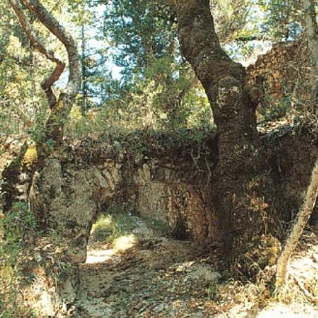 Kavalos, the Melissa (bee) canyon, where there are ruins of small settlements & old watermills of the 14th c., KAVALOS (Settlement) LEFKADA