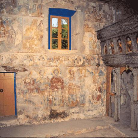 Karya, Ag. Ioannis Prodromos Monastery has played an important role in the economical life & the spiritual development of the island, KARYA (Small town) LEFKADA