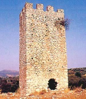 Inoi, mediaeval tower INOI (Ancient city) MARATHONAS