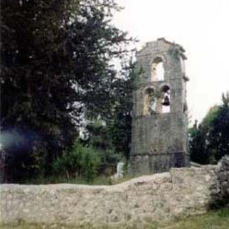Neos Oropos, the bell tower of St Dimitrios church, NEOS OROPOS (Small town) PREVEZA