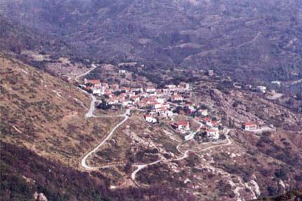 Ano Potamia, panoramic view of the village ANO POTAMIA (Village) KYMI