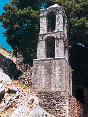 Paos, a stone bell-tower PAOS (Village) KALAVRYTA