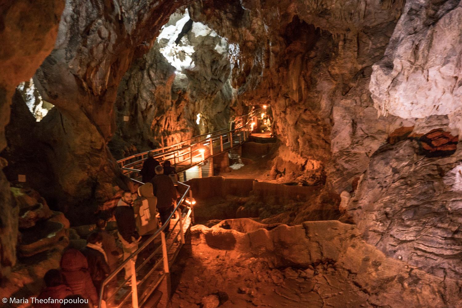 Cave of the lakes (Spileo ton limnon), 500m. of which are visitable CAVE OF THE LAKES (Visitable cave) KALAVRYTA