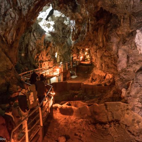 Cave of the lakes (Spileo ton limnon), 500m. of which are visitable, CAVE OF THE LAKES (Visitable cave) KALAVRYTA