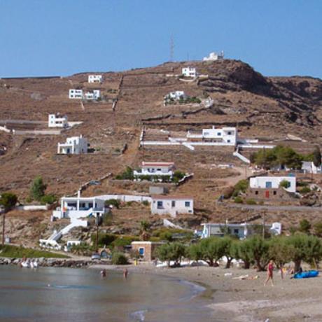 Agios Dimitrios, at the foot of the settlement is located the seaside, AGIOS DIMITRIOS (Settlement) KYTHNOS