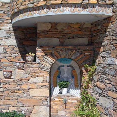 Kanala, Panagia Kanala Monastery - a fountain with holy water, KANALA (Port) KYTHNOS