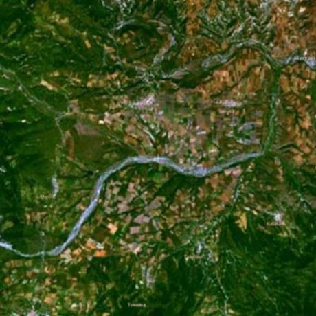 Chassia, satellite photo, CHASSIES (Municipality) GREVENA